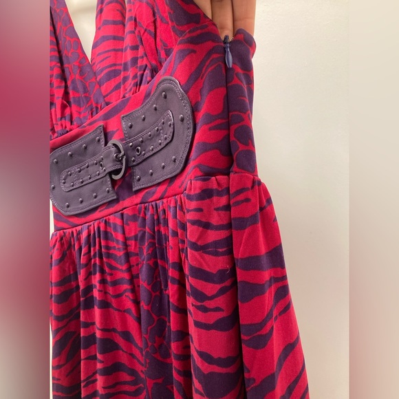 MARCIANO 100% Silk Animal Print Dress, Size XS - Picture 4 of 8